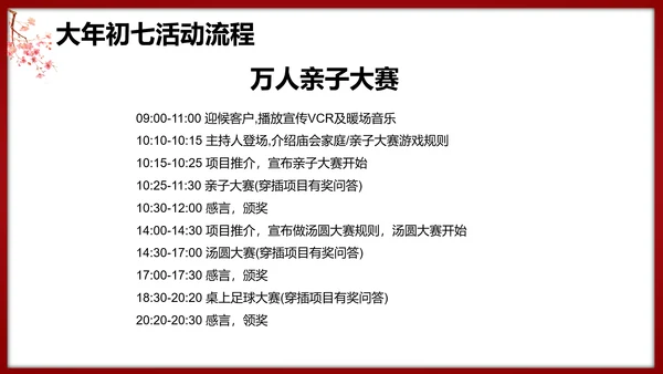 春节龙腾庙会活动执行策划方案PPT模板