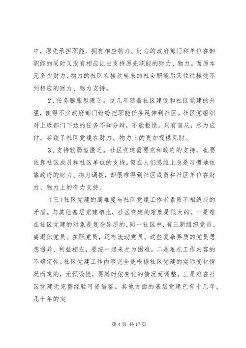 社区党建调研分析.docx
