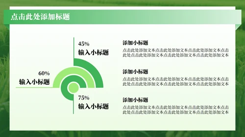 绿色渐变简约风三下乡社会实践纪实PPT模板