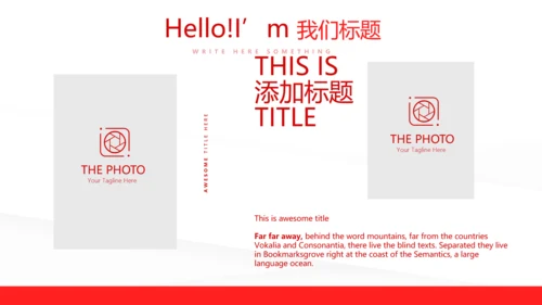 红色简约卫生院工作总结和计划动态PPT