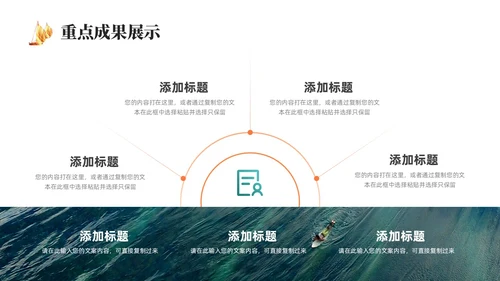 绿色烫金实拍励志工作总结乘风破浪开拓未来工作汇报模板PPT