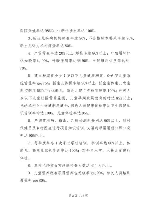 XX年度妇幼保健工作方案 (2).docx