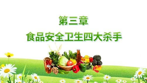 全国食品安全宣传周《食品卫生法》宣传周菜篮子通用PPT模板