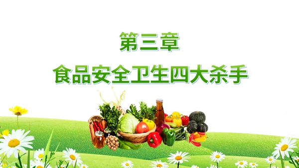 全国食品安全宣传周《食品卫生法》宣传周菜篮子通用PPT模板