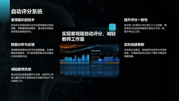 蓝色科技风教育培训AI技术PPT模板