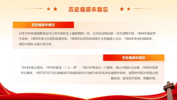 红色党政风不忘历史南京大屠杀党课学习PPT模板国家公祭日