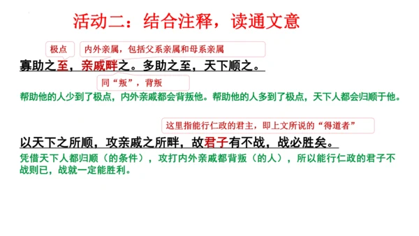23《孟子》三章《得道多助，失道寡助》课件