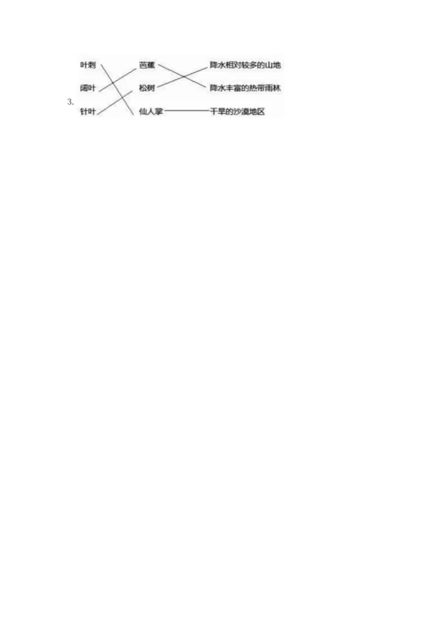 教科版五年级下册科学第一单元《生物与环境》测试卷带答案（b卷）.docx