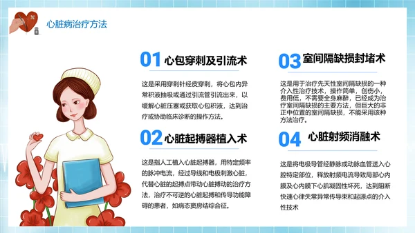 远离心脏病健康每一天心内科PPT模板