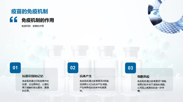 科技风生物医疗教学课件PPT模板