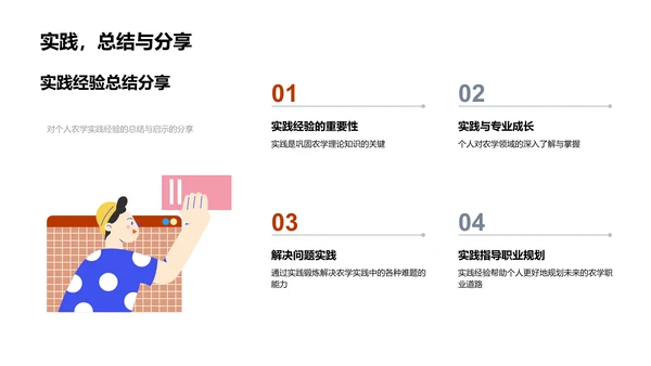 农学实践答辩报告PPT模板