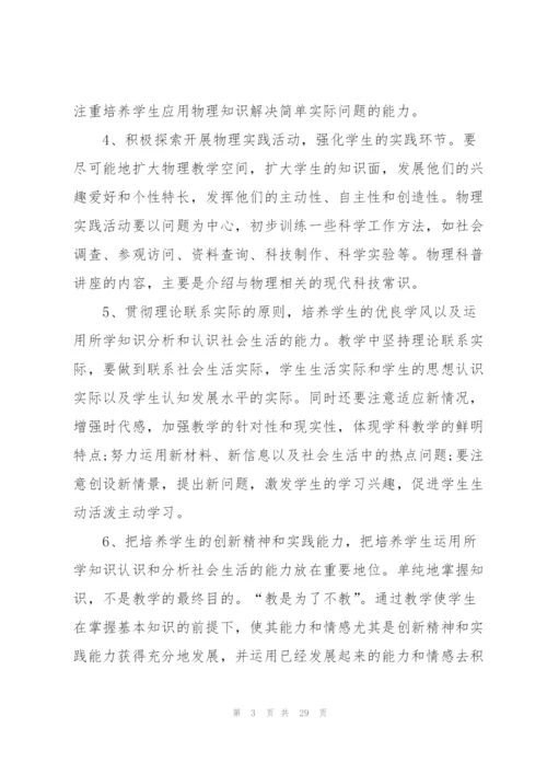 物理教师个人工作计划10篇.docx