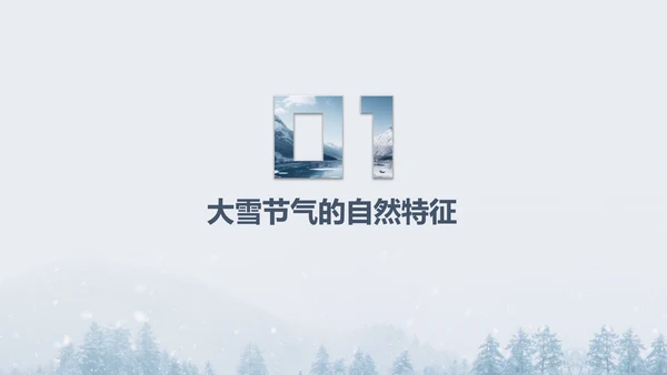 二十四节气之大雪PPT模板