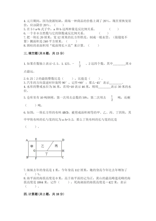 小升初六年级期末试卷精品【巩固】.docx