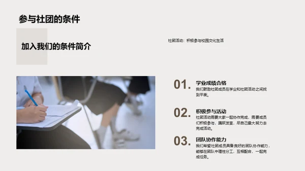 社团魅力，个人成长