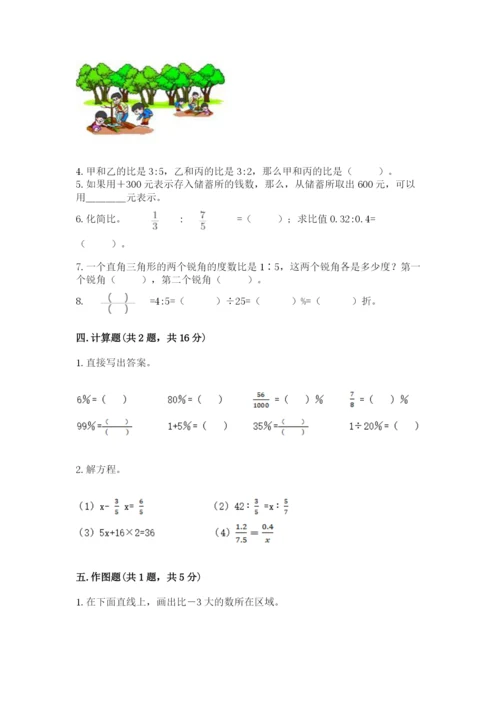 六年级下册数学期末测试卷附参考答案【满分必刷】.docx