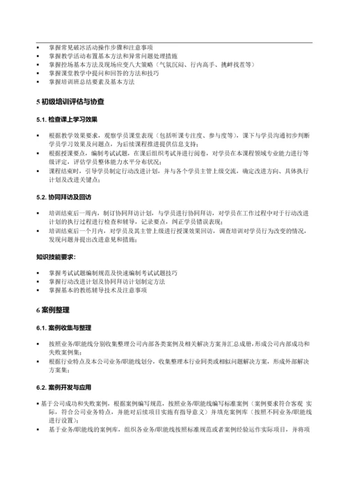 讲师专业任职资格标准.docx