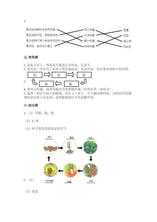 科学四年级下册第一单元《植物的生长变化》测试卷附完整答案（历年真题）.docx
