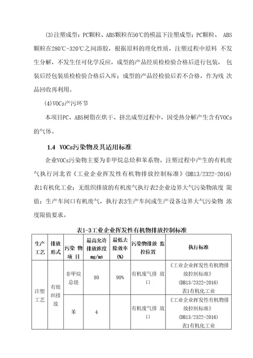 塑料制造及塑料制品加工业VOCs综合治理一厂一策