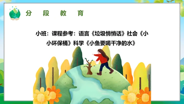 世界环境日爱护环境学校幼儿园通用PPT模板