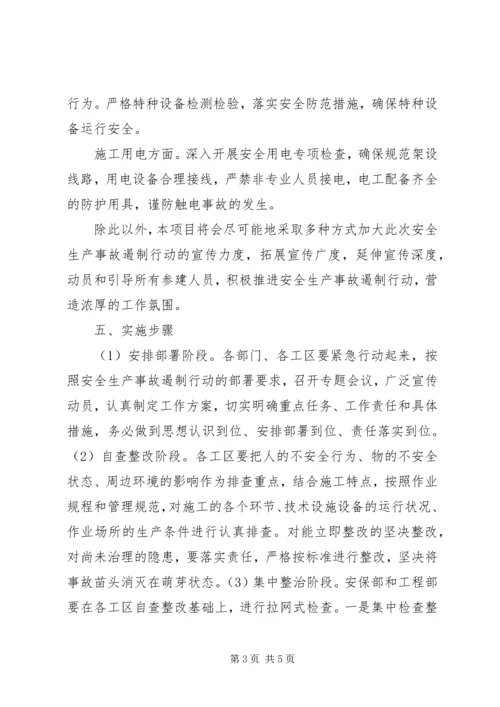学校安全生产事故遏制行动汇报 (3).docx