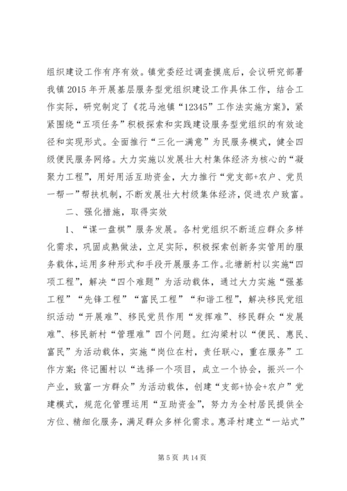 乡镇服务型党组织建设工作总结_1.docx