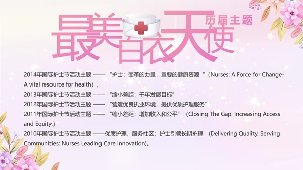 5.12国际护士节活动主题演讲PPT