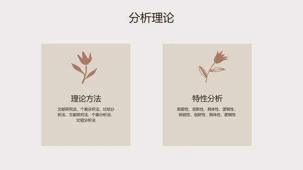 棕色简约风校园汇报植物品种研究和进展毕业答辩