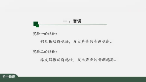 人教版 初中物理 八年级上册 第二章 声现象 2.2 声音的特性 课件（共24张PPT）