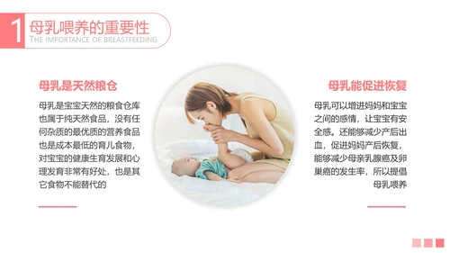 母乳喂养知识讲堂准妈妈母婴育婴宝妈PPT模板