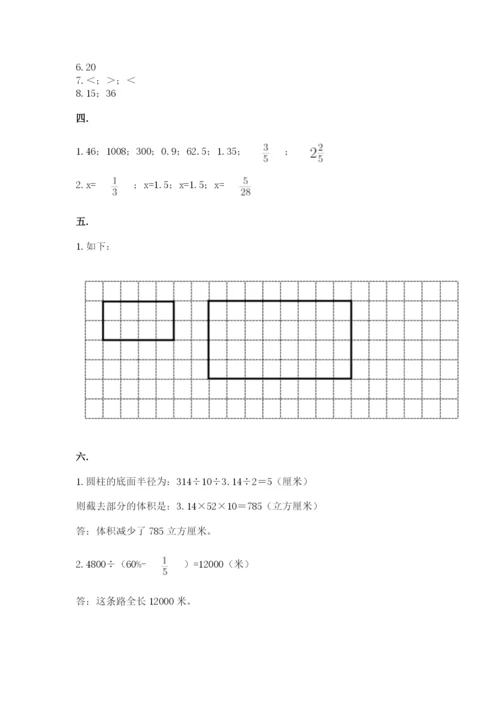 小学毕业班数学检测题精品【典型题】.docx