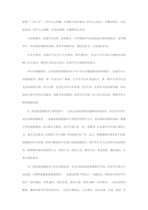 小学文明创建工作实施方案.docx