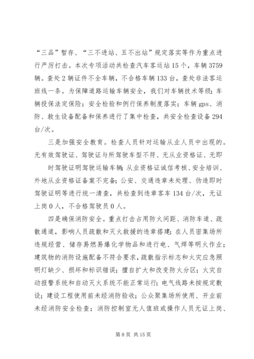 交通运管所打非法违法生产经营工作总结.docx