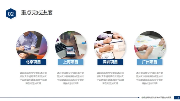 项目建设总结汇报通用PPT模板