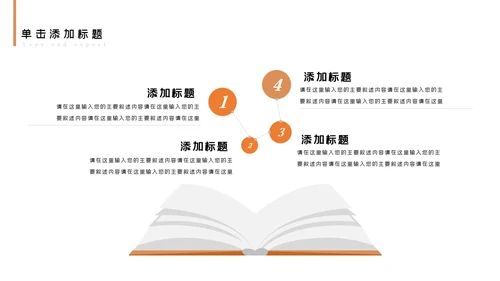 清新阅读读书分享会好书推荐读好书PPT模板