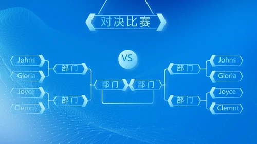 蓝色科技感教育行业营销策划方案专题会PPT