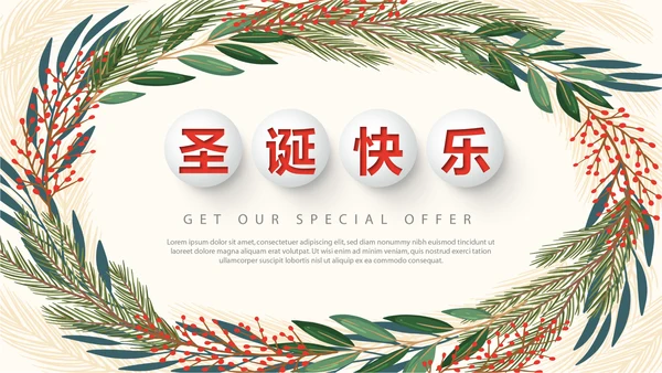 圣诞快乐圣诞节组织活动策划方案PPT模板