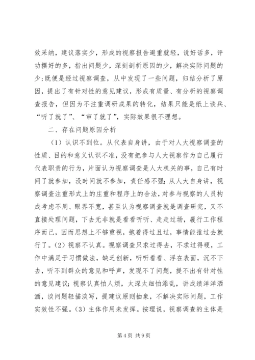 人大视察调查调研报告.docx