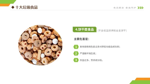 黄绿双色清新简约6月食品安全宣传周小学生食品安全主