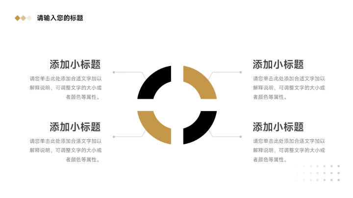 金色高级感工作总结汇报PPT模板
