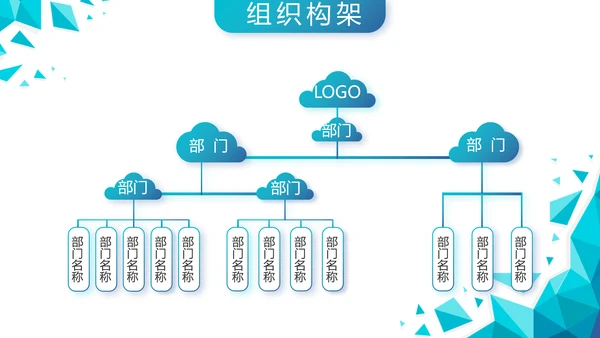 蓝色大气公司企业宣传简介介绍PPT