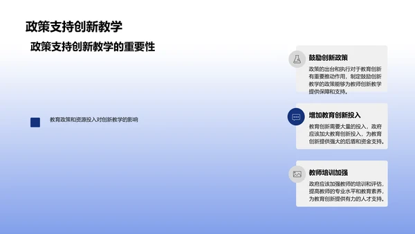 创新教学实践报告PPT模板