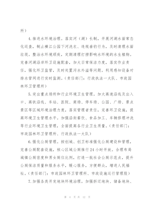 2022市容环境十大整治专项行动工作方案.docx