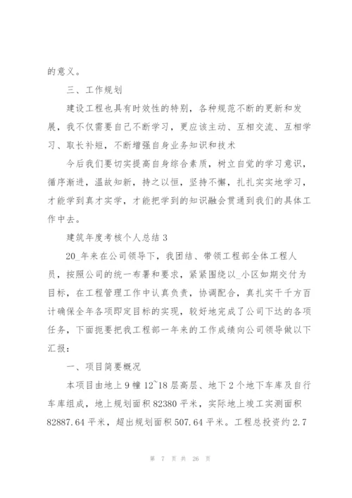 建筑年度考核个人总结5篇.docx