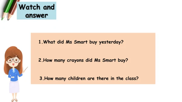 Module 5 Unit 1 There are only nineteen crayons 课件
