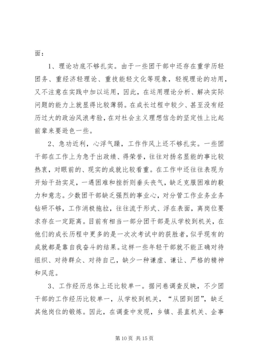 共青团干部队伍建设的调查与思考 (16).docx