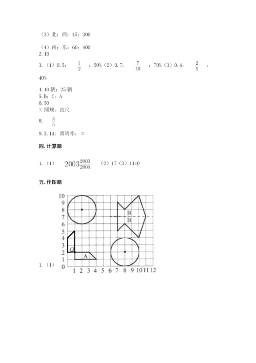 小学六年级上册数学期末测试卷附完整答案（全优）.docx