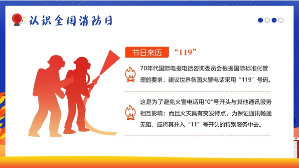 11月全国消防月11月9日全国消防日消防演练培训PPT课件