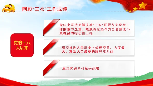 新发展阶段“三农”工作乡村振兴战略PPT模板中央农村工作会议