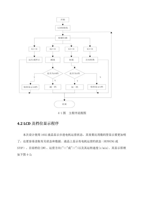 单片机优质课程设计步进电机驱动器.docx